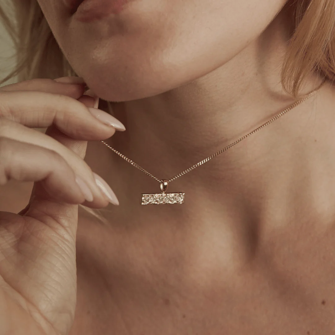 The Luxe T-Bar Necklace - Image 3